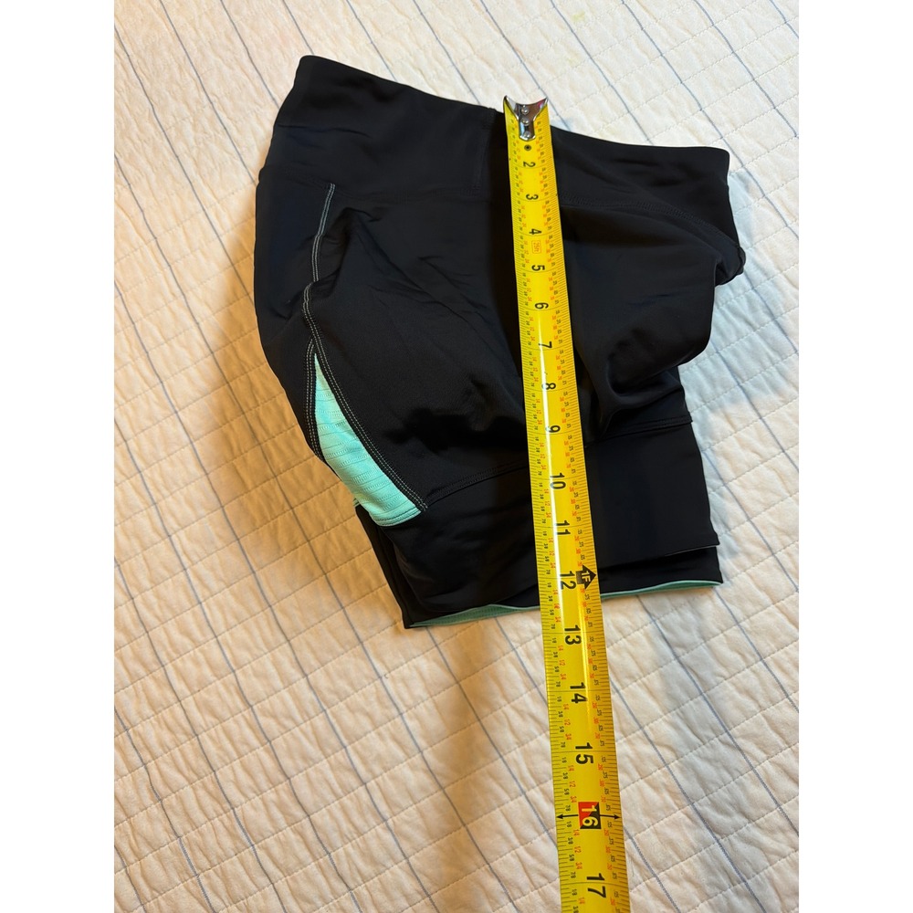 Pearl Izumi Select Women Cycling Shorts Black Mint Green Padded 41211601 Medium - Picture 3 of 10